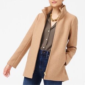 J. Crew Factory Camel Wool Coat